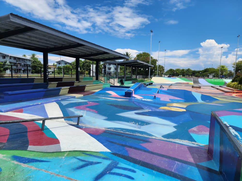 Miri Skatepark Colorful Sections